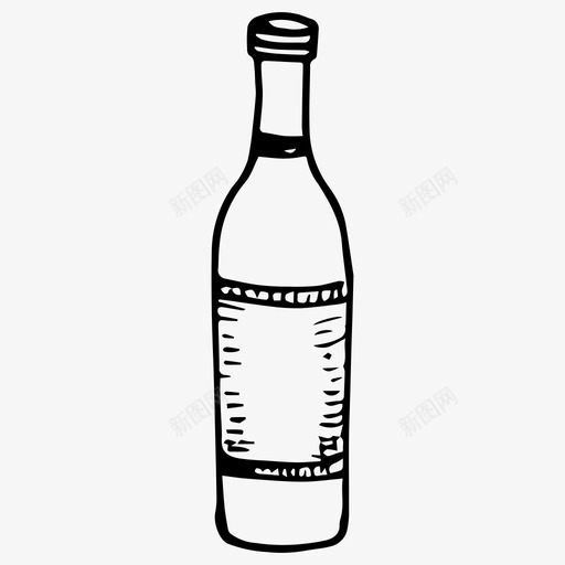 瓶子饮料玻璃瓶图标svg_新图网 https://ixintu.com 玻璃瓶 瓶子 饮料