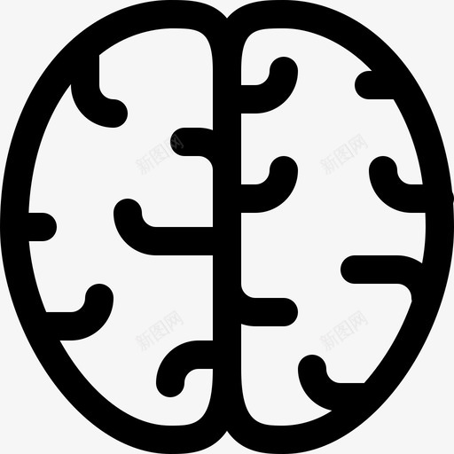 大脑器官聪明图标svg_新图网 https://ixintu.com 器官 大脑 思考 治疗 聪明