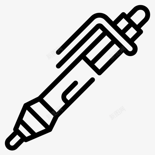 钢笔文具和办公室8直线型图标svg_新图网 https://ixintu.com 办公室 文具 直线 线型 钢笔