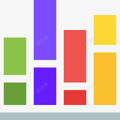 条形图统计图和图表2平面图图标svg_新图网 https://ixintu.com 平面图 条形图 统计图和图表2