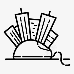 icon会议室3点击后鼠标3d建筑图标高清图片