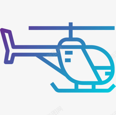 直升机运输123坡度图标图标