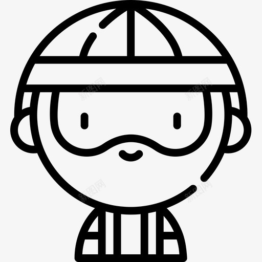 伐木工人工作和职业2直系图标svg_新图网 https://ixintu.com 伐木 伐木工 工人 工作 直系 职业