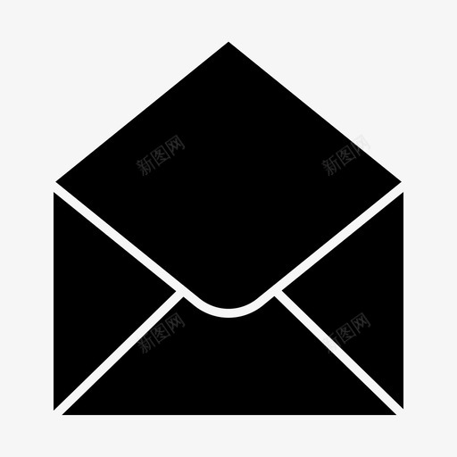 短信电子邮件消息图标svg_新图网 https://ixintu.com 消息 电子邮件 电子邮件实心字形 短信