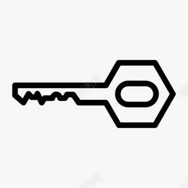 钥匙锁密码图标图标