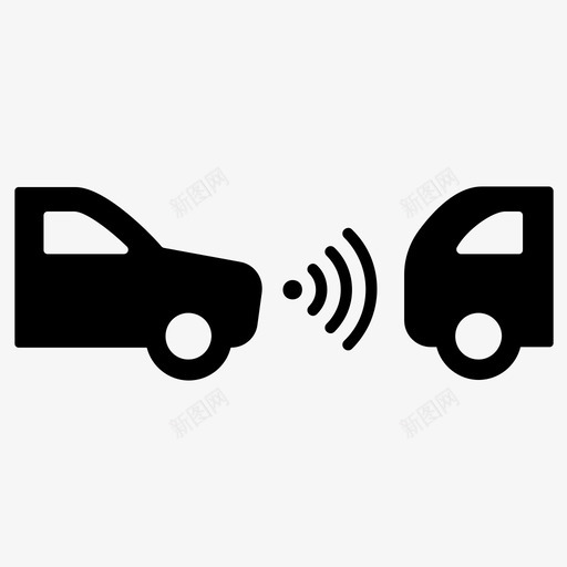 无人驾驶汽车自动驾驶远程控制图标svg_新图网 https://ixintu.com 无人 智能 汽车 自动 远程控制 驾驶