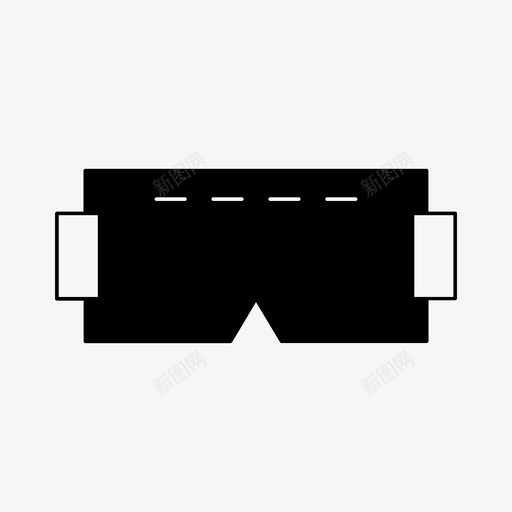 虚拟眼镜3d电影院图标svg_新图网 https://ixintu.com 3d 电影 电影院 虚拟眼镜 视频 采购
