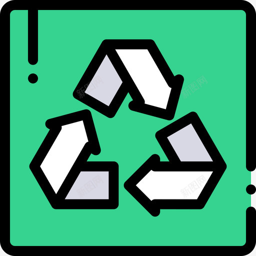 回收包装4线性颜色图标svg_新图网 https://ixintu.com 包装4 回收 线性颜色