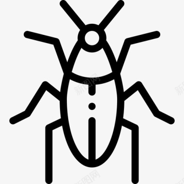 蟑螂昆虫11直系图标图标