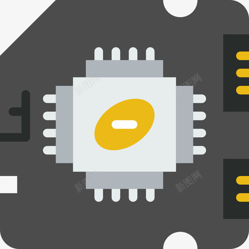 主板技术70扁平图标svg_新图网 https://ixintu.com 主板 扁平 技术70