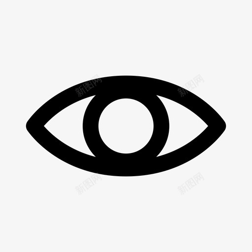 眼睛隐藏用户界面图标svg_新图网 https://ixintu.com 取消 用户界面 眼睛 隐藏