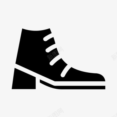 鞋靴子鞋类图标图标