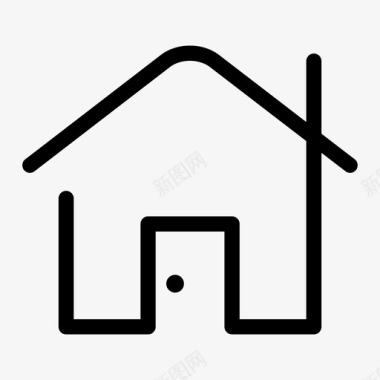 住宅建筑物房屋图标图标