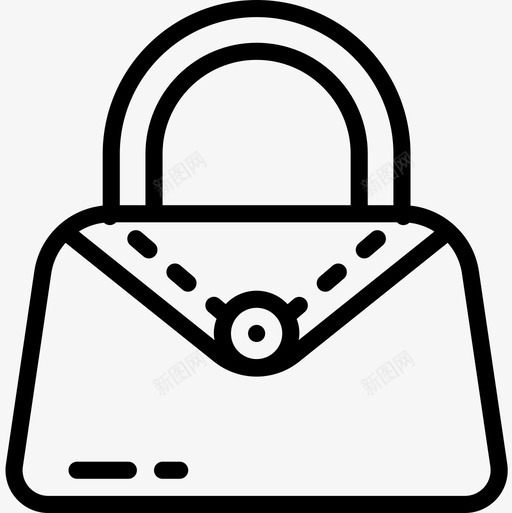 手提包包直系图标svg_新图网 https://ixintu.com 包 手提包 直系