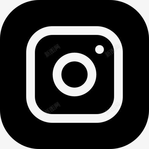 Instagram社交媒体98已填充图标svg_新图网 https://ixintu.com Instagram 已填充 社交媒体98