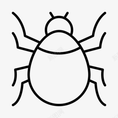 虱子虫子图标图标