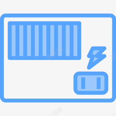 电源计算机设备5蓝色图标图标