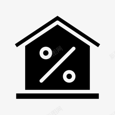 折扣房屋房产图标图标