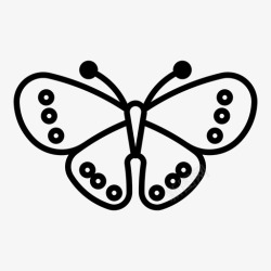 皮埃皮埃蒙特环动物蝴蝶图标高清图片