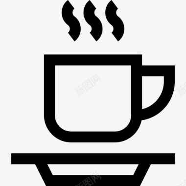 咖啡文案11直系图标图标