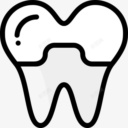 牙齿牙齿护理13颜色缺失图标svg_新图网 https://ixintu.com 牙齿 牙齿护理13 颜色缺失