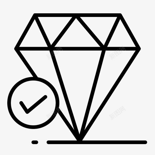 钻石大思考复选标记图标svg_新图网 https://ixintu.com 复选标记 大思考 太空探索和下一个大的事情规则大纲 宝石 钻石