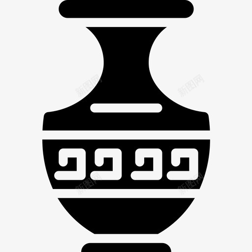 花瓶希腊神话20填充图标svg_新图网 https://ixintu.com 填充 希腊神话20 花瓶