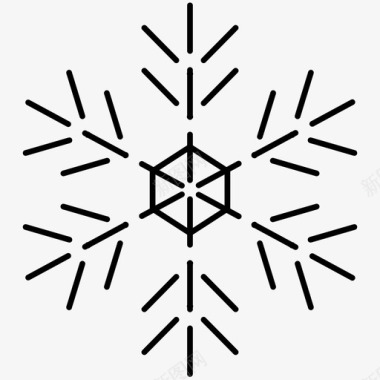 雪冬天的标志图标图标