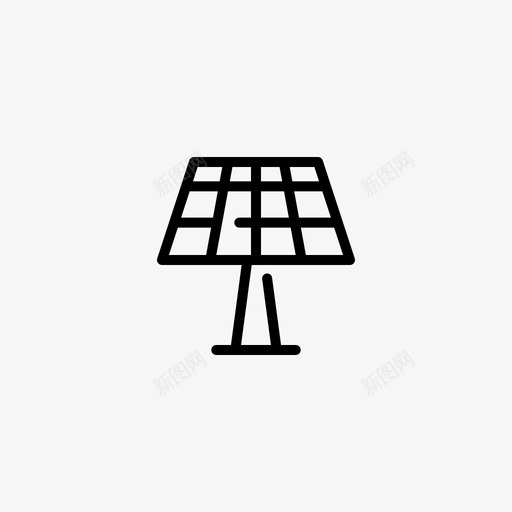太阳能电池板荷兰20线性图标svg_新图网 https://ixintu.com 太阳能电池板 线性 荷兰20