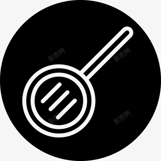 锅烹饪煎锅图标svg_新图网 https://ixintu.com 厨房 器具 徽章 烹饪 煎锅
