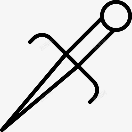 刀亚洲忍者图标svg_新图网 https://ixintu.com 亚洲 历史 忍者 锋利