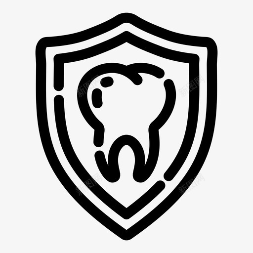 牙齿保护牙齿牙医图标svg_新图网 https://ixintu.com 保护 健康 口腔医学 牙医 牙齿