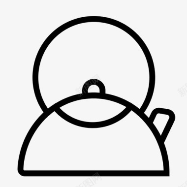 水壶厨师烹饪图标图标