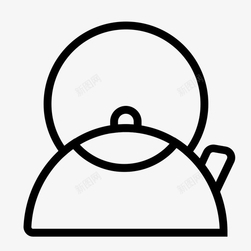 水壶厨师烹饪图标svg_新图网 https://ixintu.com 厨师 厨房 大纲 晚餐 水壶 烹饪