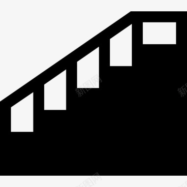 楼梯构造123填充图标图标