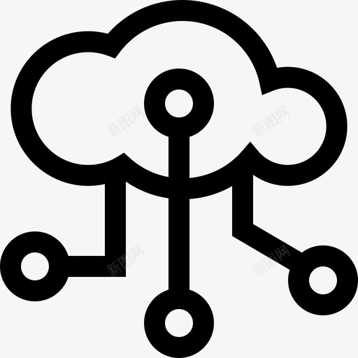 云计算区块链20图标svg_新图网 https://ixintu.com 云计算 区块