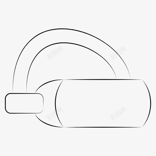 增强现实耳机增强现实虚拟现实图标svg_新图网 https://ixintu.com 增强 手绘 现实 耳机 虚拟现实