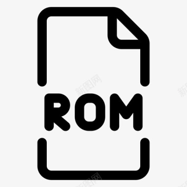 rom文件格式图标图标