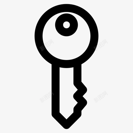 密钥访问登录图标svg_新图网 https://ixintu.com 密钥 登录 管理用户界面粗体 访问