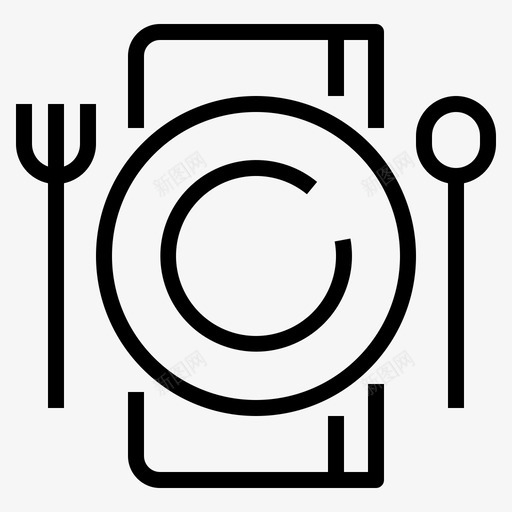 晚餐咖啡厅餐饮图标svg_新图网 https://ixintu.com 咖啡厅 晚餐 派对 餐厅 餐饮