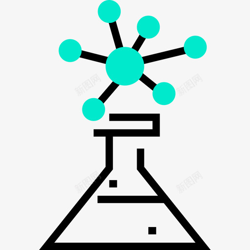 单色化学单色试管图标svg_新图网 https://ixintu.com 单色化学单色试管