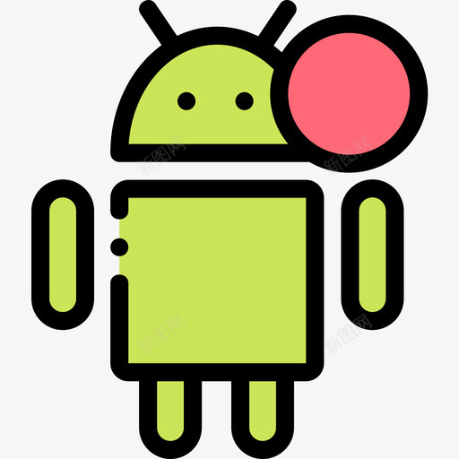 Android通知线性颜色图标svg_新图网 https://ixintu.com Android 线性 通知 颜色