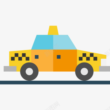 出租车交通2平房图标图标