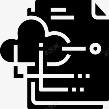 云业务概念10填充图标图标