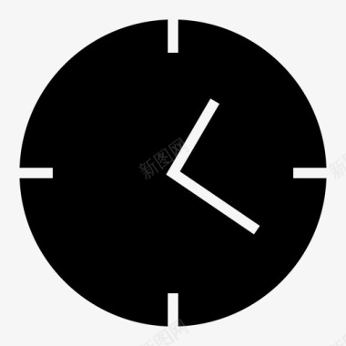 时钟时间接触黑暗图标图标