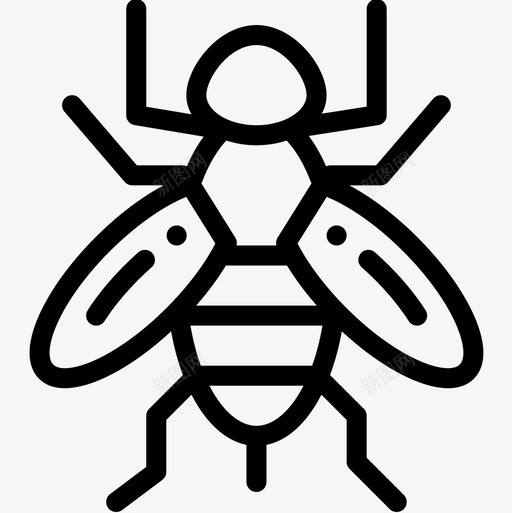 蜜蜂昆虫11直系图标svg_新图网 https://ixintu.com 昆虫 直系 蜜蜂