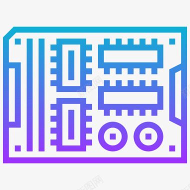 主板计算机技术11梯度图标图标