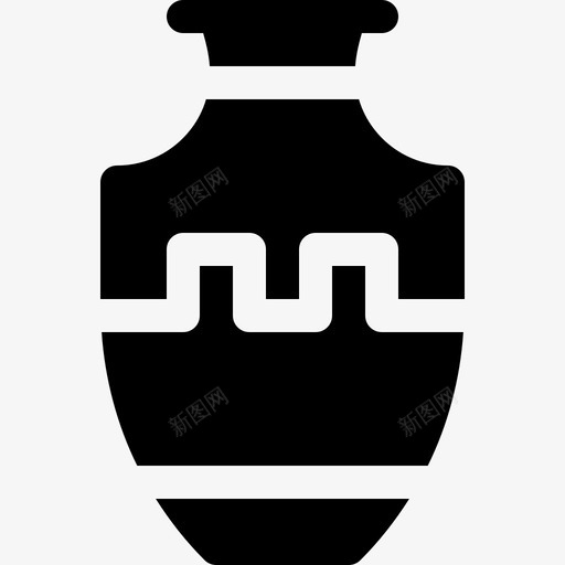 希腊花瓶展示7填充图标svg_新图网 https://ixintu.com 填充 展示 希腊 花瓶