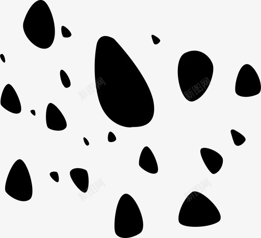 鹅卵石气泡砾石图标svg_新图网 https://ixintu.com 斑点 气泡 石头 砾石 陆地 鹅卵石