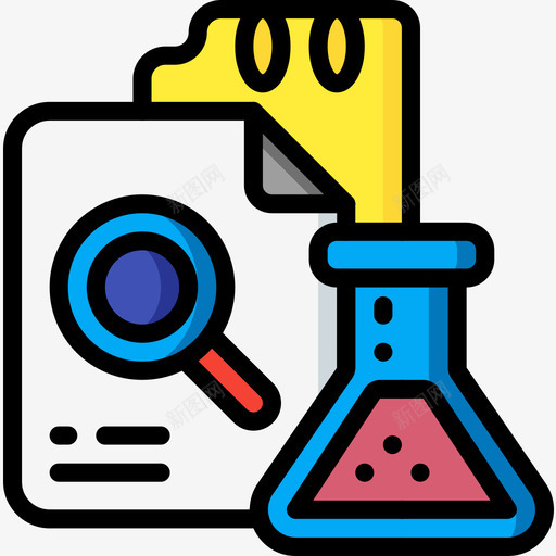 化学茎12线状颜色图标svg_新图网 https://ixintu.com 化学 线状 颜色